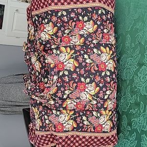 VERA BRADLEY~Iconic Large Travel Duffel Bag~ANASTASIA VB Originals RARE Weekend